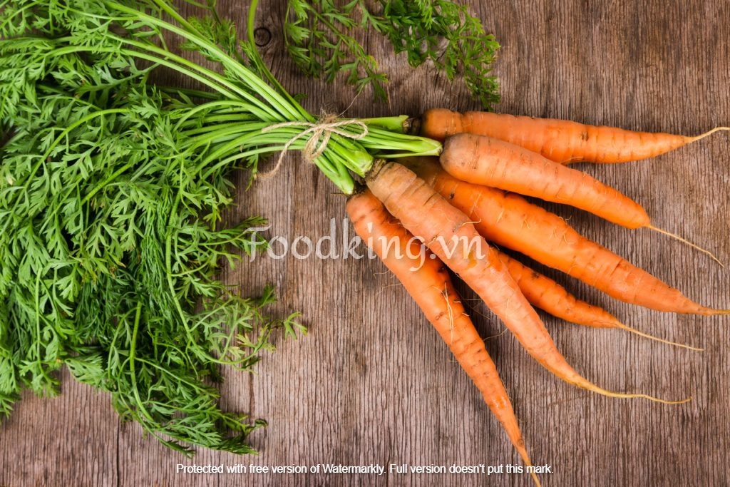 Cà rốt hữu cơ nguồn dinh dưỡng tuyệt vời